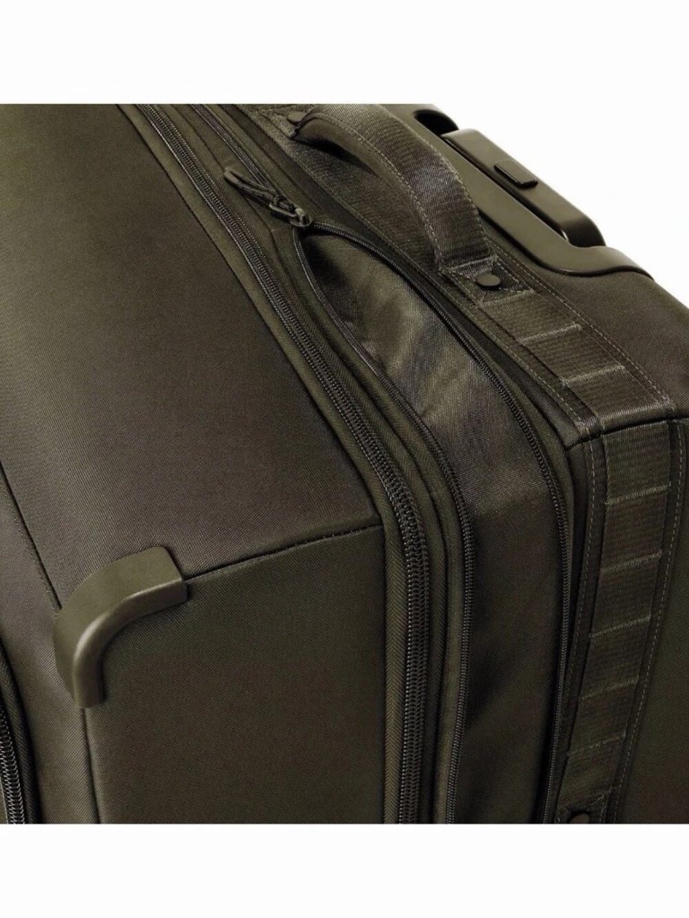 Dagne Dover Sydney 25" Checked Rolling Suitcase Luggage Dark Moss NEW - Picture 10 of 13